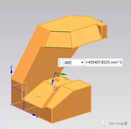 UG NX图文小练习—异形台架（扫掠或者沿引导线扫掠）的图34